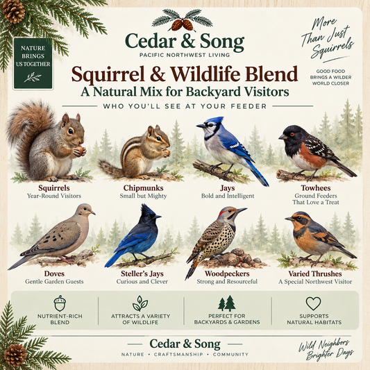 Cedar & Song Squirrel & Wildlife Blend – 5 lb