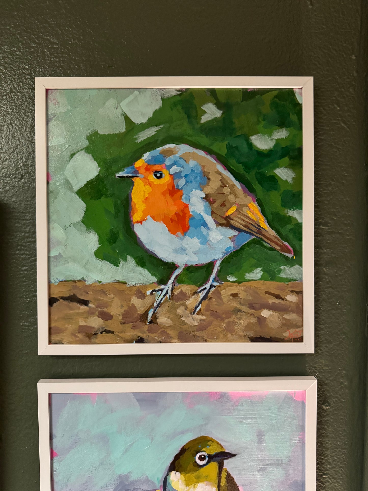Little Red 12" x 12" Canvas | Original Acrylic Painting by Kristy McDonald