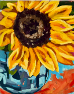 Sunflower Morning | Original Acrylic Painting by Kristy McDonald