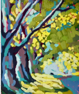 Light Through the Trees | Original Acrylic Painting by Kristy McDonald