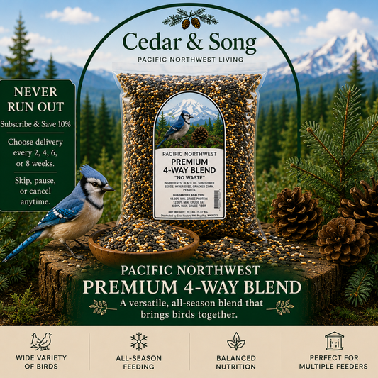 Cedar & Song Pacific Northwest Premium 4-Way Blend