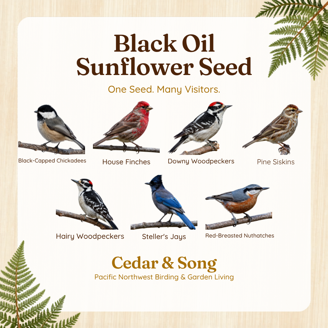 Cedar & Song Black Oil Sunflower Seed