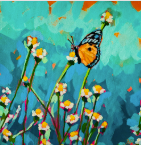 Butterfly Dance | Original Acrylic Painting by Kristy McDonald