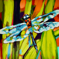 Dragonfly Dreams | Original Acrylic Painting by Kristy McDonald