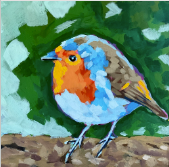 Spring Perch | Original Acrylic Painting by Kristy McDonald