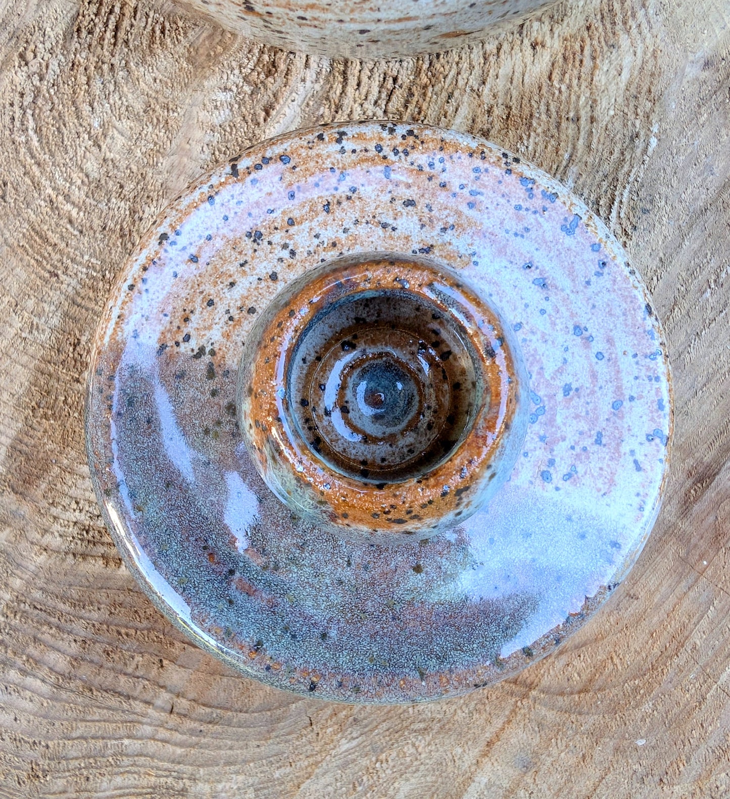 Vintage Studio Pottery Lidded Stoneware Jar | Handmade Artisan Ceramic Vessel