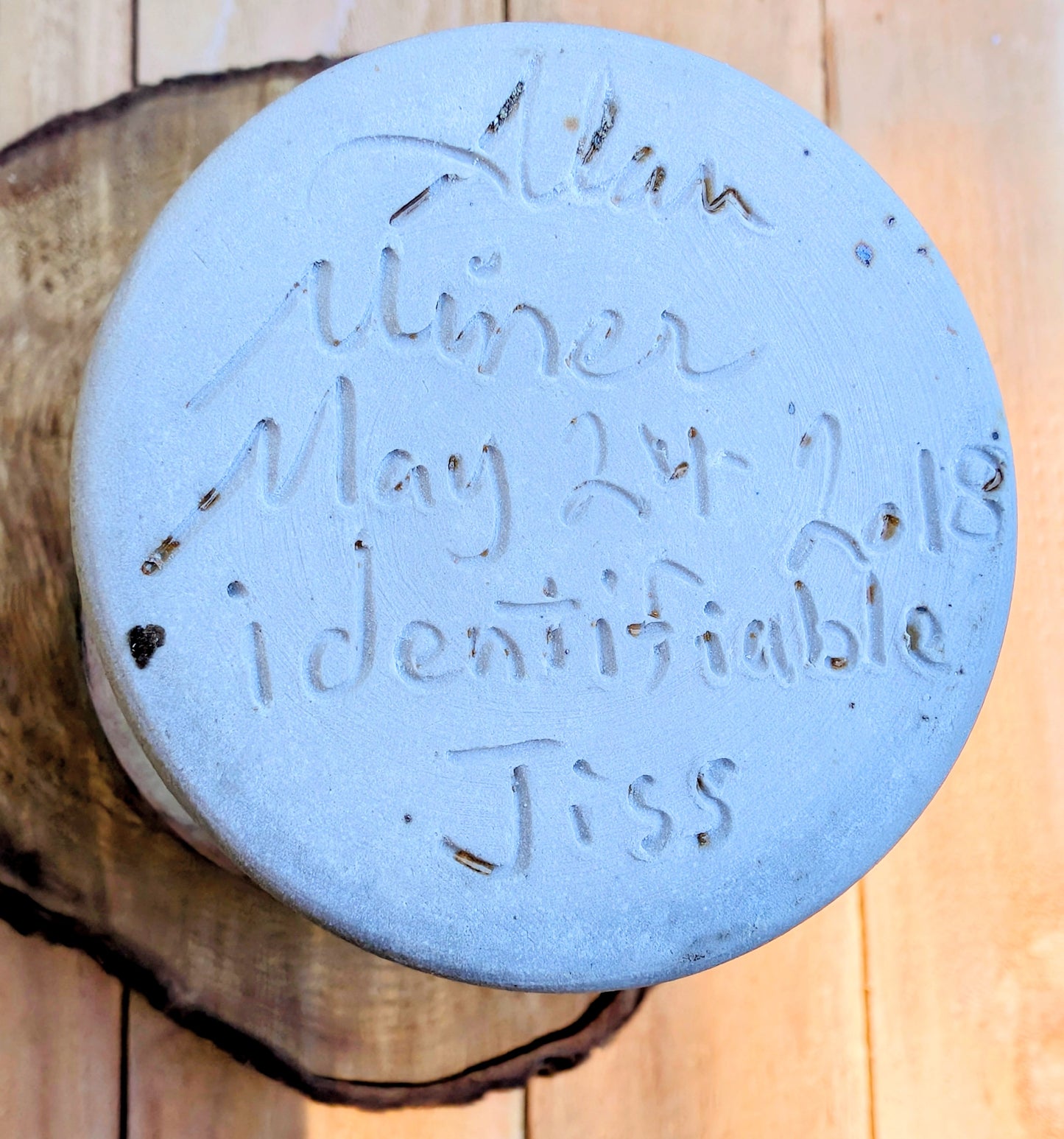 Alan Miner Signed Studio Pottery Vase (2018) | New Mexico Stoneware Vessel with Crystalline Blue & Earth Glazes