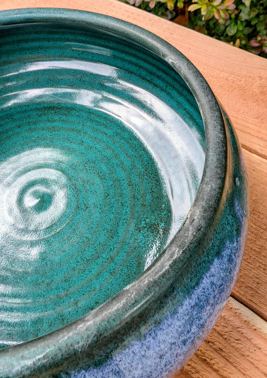Vintage Bruning Pottery Evergreen Bowl | Seattle Washington Studio Pottery