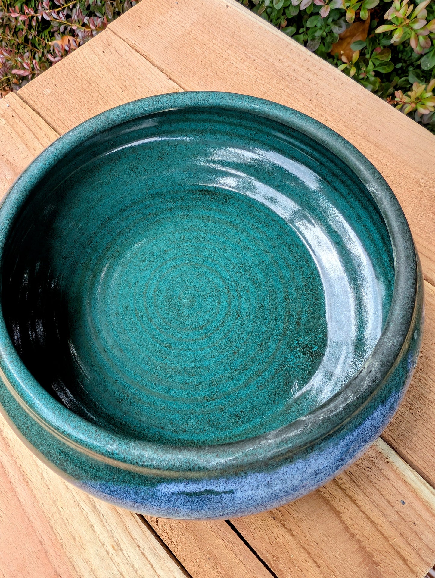 Vintage Bruning Pottery Evergreen Bowl | Seattle Washington Studio Pottery