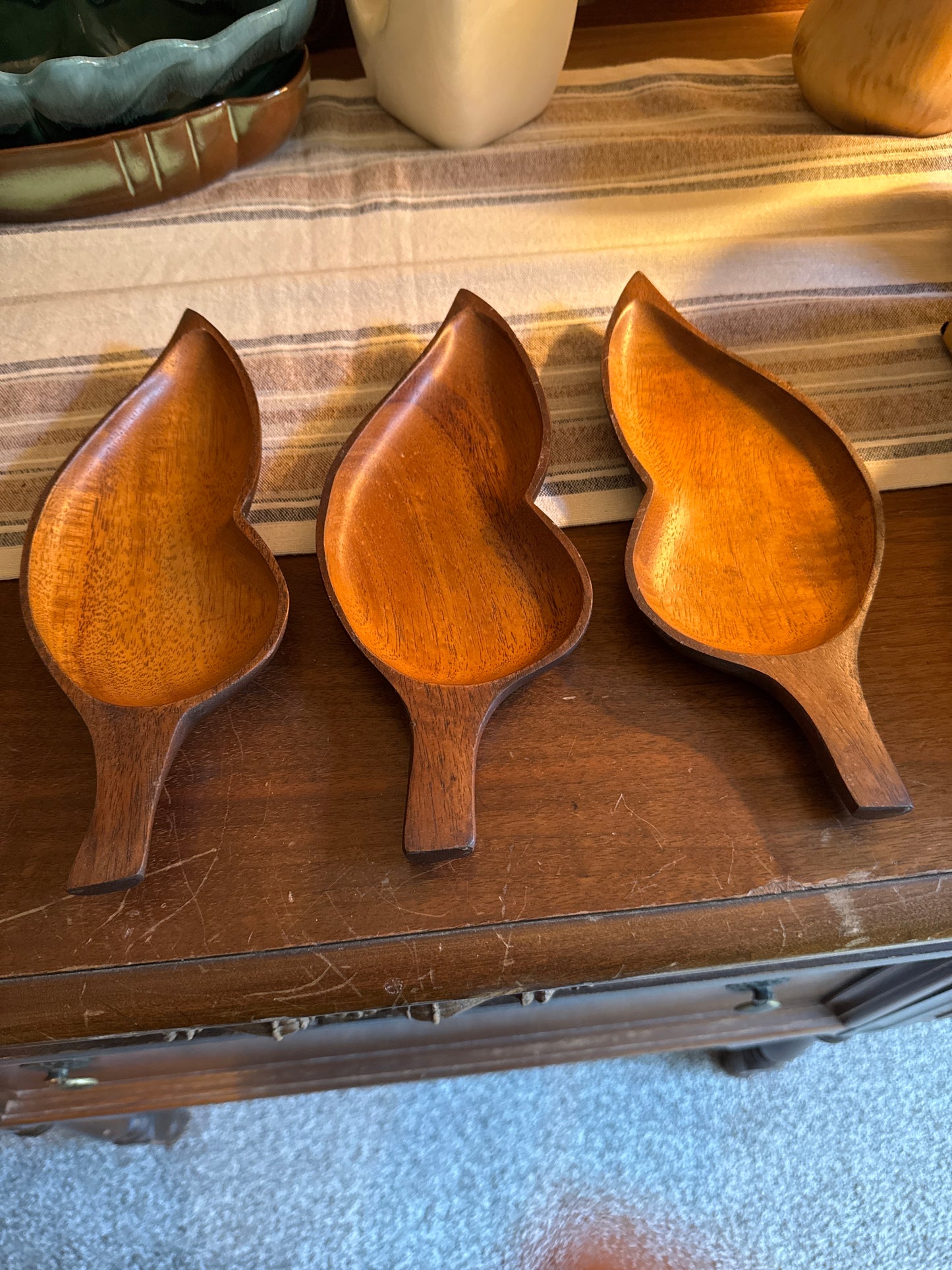 PROJECT Handcrafted Monkey Pod Wood Leaf Bird Feeder | Nature Inspired Garden Decor