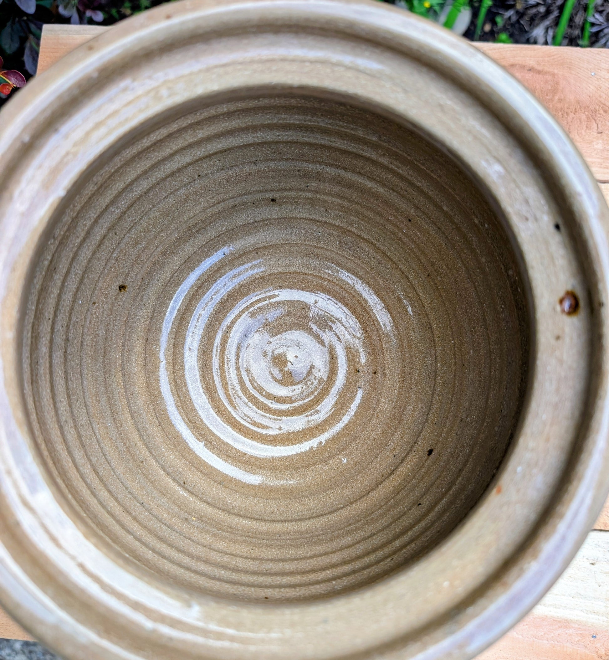 A beautifully handcrafted studio pottery tureen featuring a fitted lid, integrated handles, and a flowing cobalt blue glaze over warm oatmeal stoneware. Both functional and decorative, this artisan serving piece brings timeless craftsmanship and organic beauty to the table