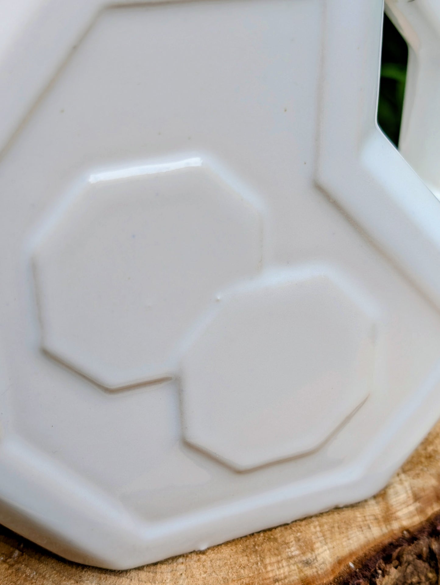 Bring timeless American Art Deco design into your home with this vintage Alamo Pottery Shape No. 758 pitcher. Its crisp geometric silhouette and glossy white glaze make it equally beautiful as a functional pitcher, sculptural vase, or decorative accent.