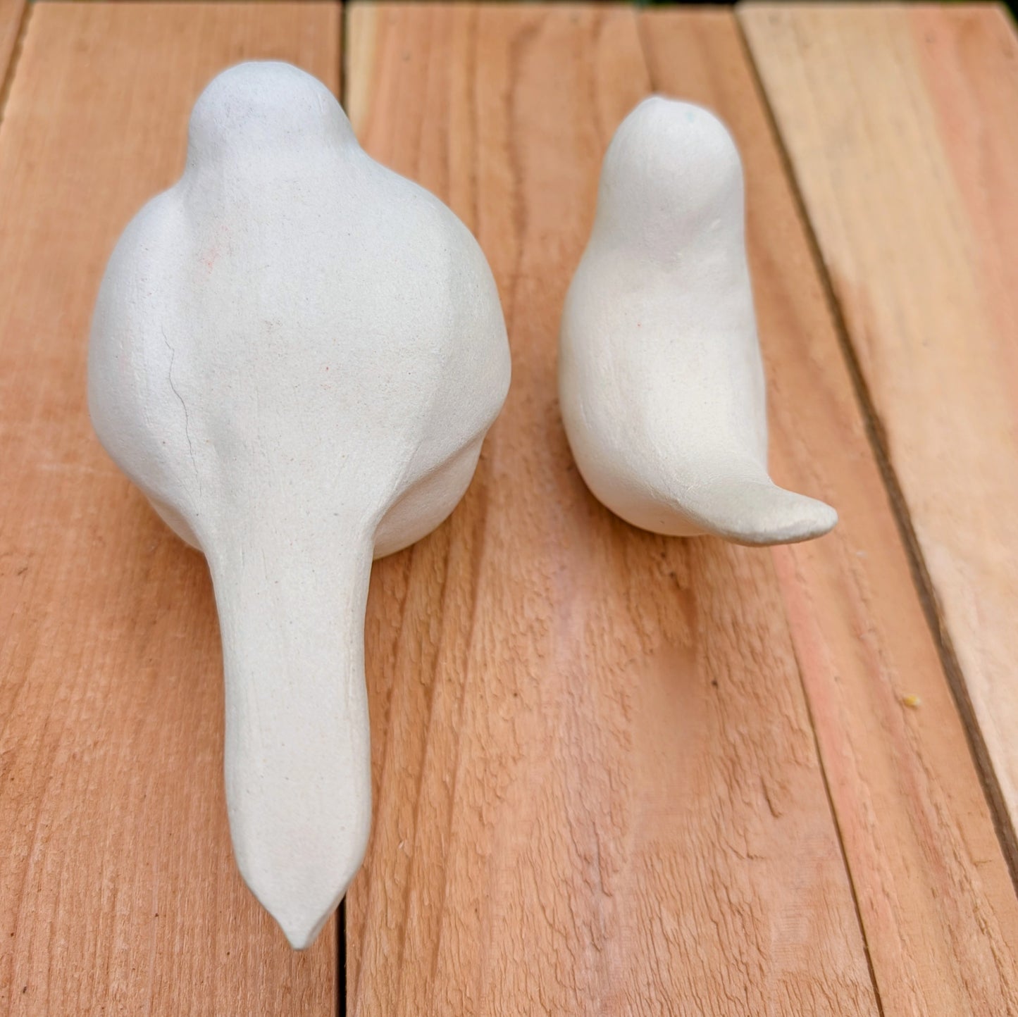 Bring a sense of calm to your home with this charming pair of minimalist ceramic bird figurines. Their soft matte finish and organic silhouettes blend beautifully with Scandinavian, Japanese, and nature-inspired interiors, making them timeless accents for shelves, mantels, and tabletop displays.