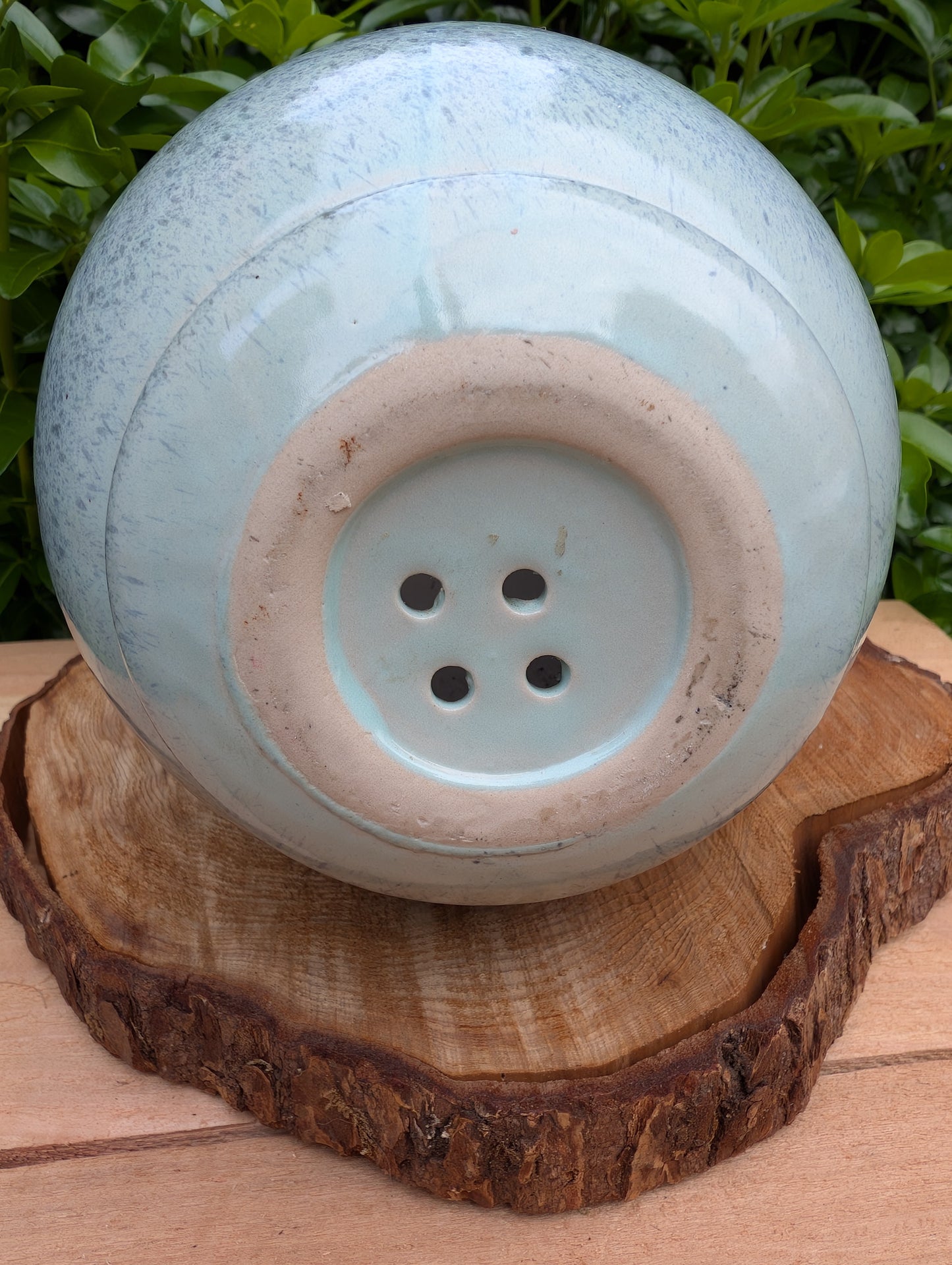 Bring sculptural beauty to your garden with the Alcyon Egg Bird Home by Byer of Maine. Its smooth glazed ceramic finish and distinctive egg-shaped design create a welcoming retreat for small birds while adding timeless charm to any outdoor space.