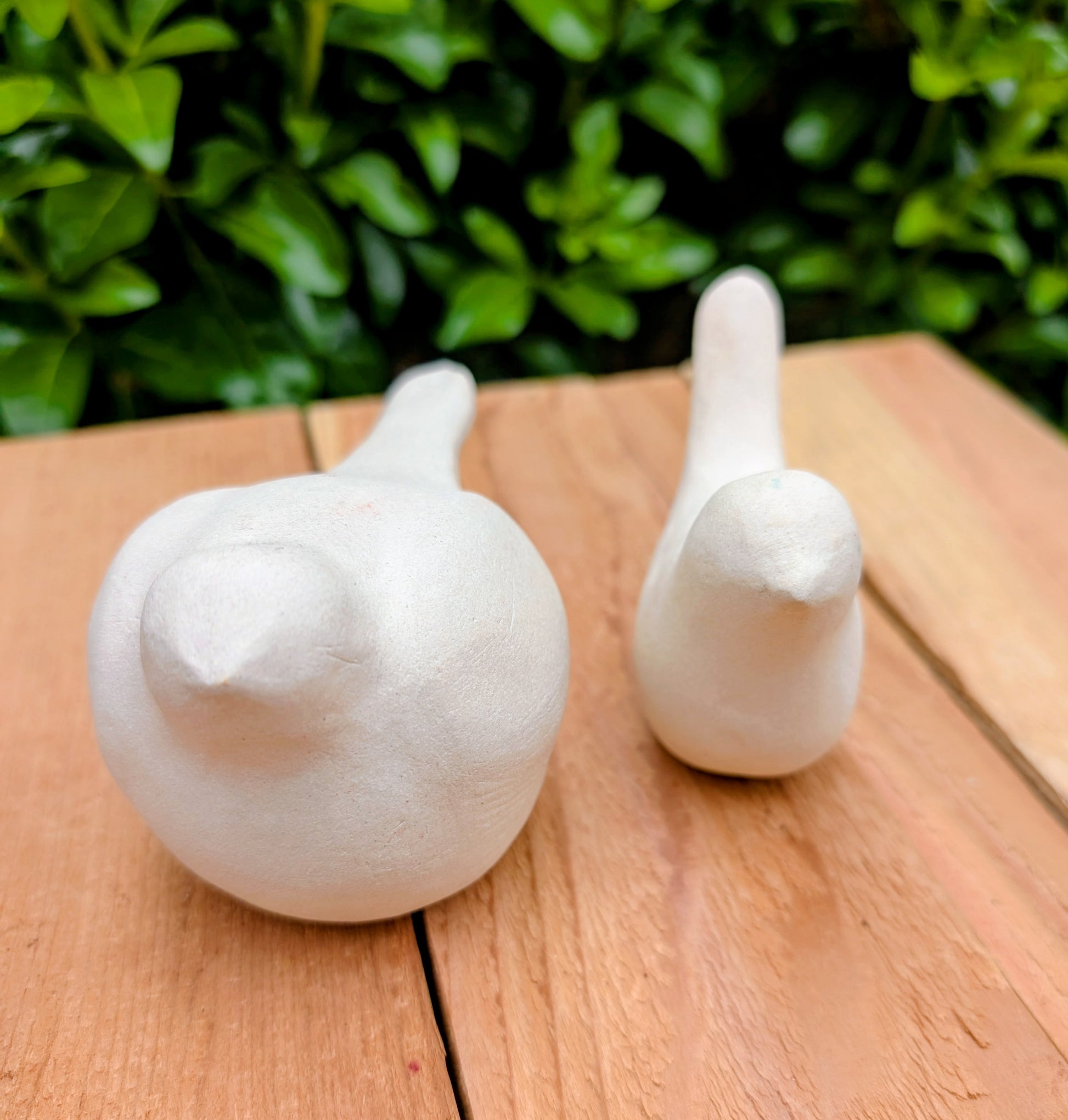 Bring a sense of calm to your home with this charming pair of minimalist ceramic bird figurines. Their soft matte finish and organic silhouettes blend beautifully with Scandinavian, Japanese, and nature-inspired interiors, making them timeless accents for shelves, mantels, and tabletop displays.